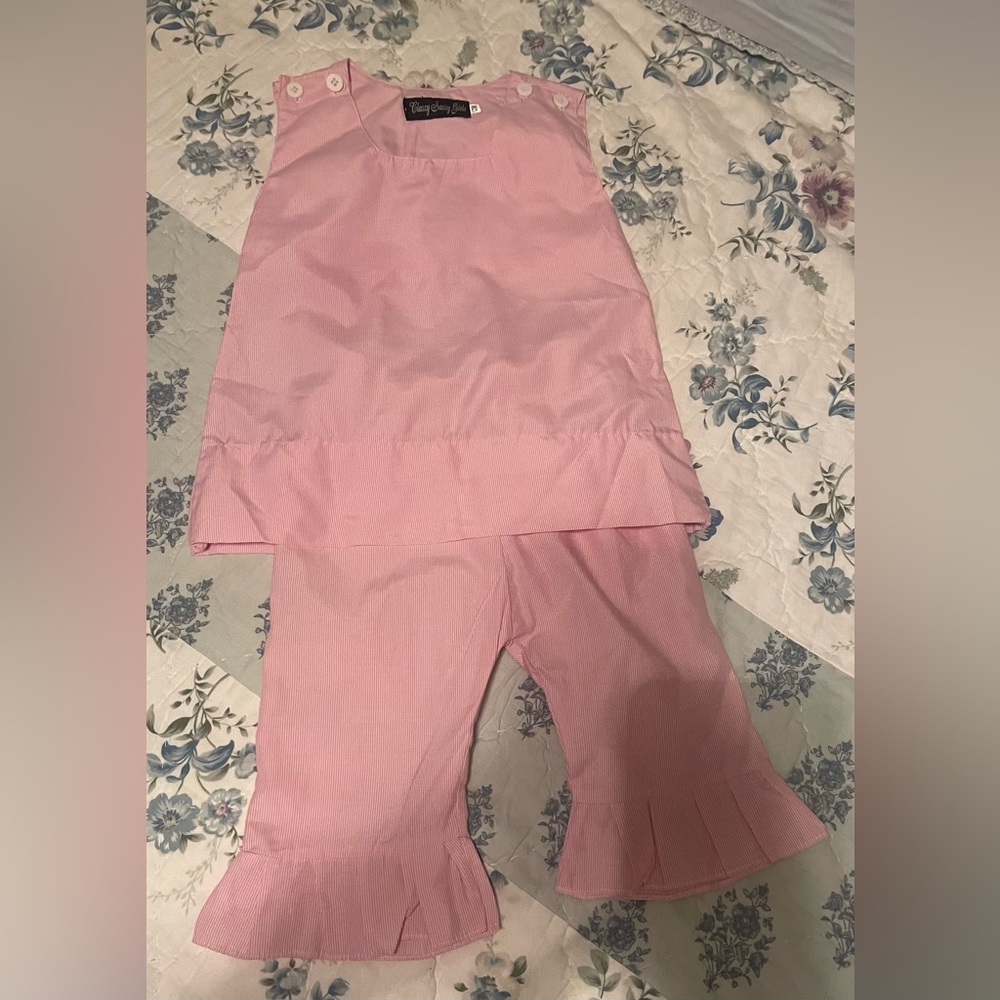 Little girl smocked outfit